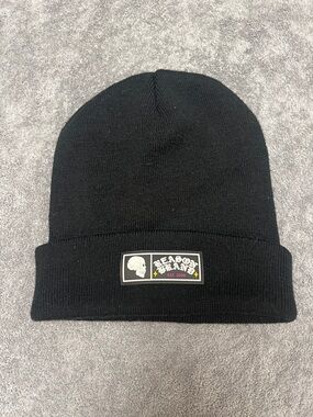 Reason Brand Black Knit Beanie